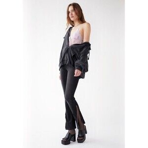 URBAN OUTFITTERS BDG Moto Ankle Zip Skinny Jeans 90s Biker Grunge Black 25 y2k